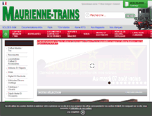 Tablet Screenshot of maurienne-trains.com